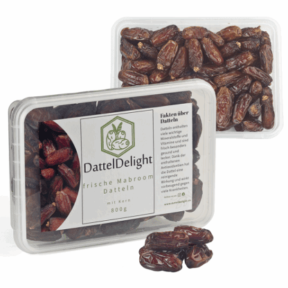 800 g Packung Mabroom-Datteln – traditionelle Premium-Datteln aus Saudi-Arabien mit zäher Textur